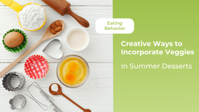 Creative ways to incorporate vegetables into desserts