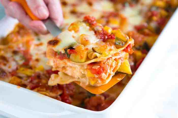 Delicious vegetarian lasagna recipe