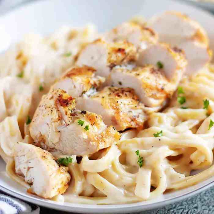 Easy chicken Alfredo recipe