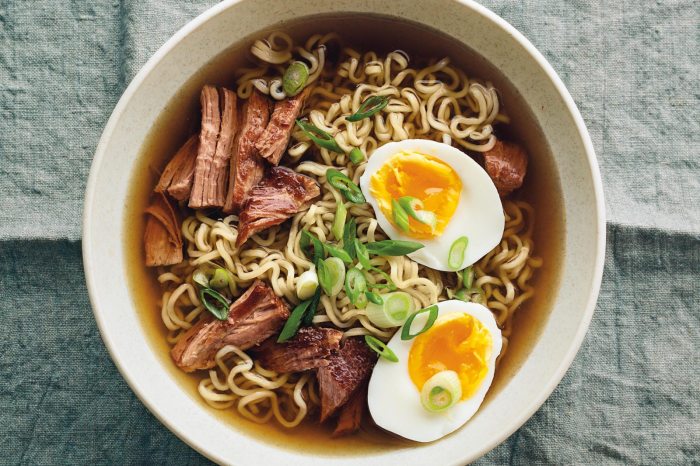 Traditional Japanese ramen noodle recipe