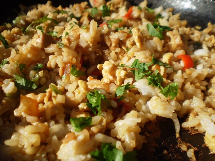 Spicy Thai basil fried rice recipe