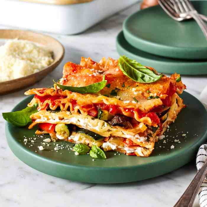 Delicious vegetarian lasagna recipe